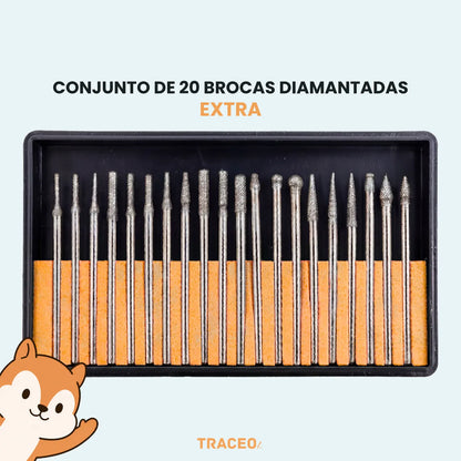 Brocas diamantadas (20 uds.)