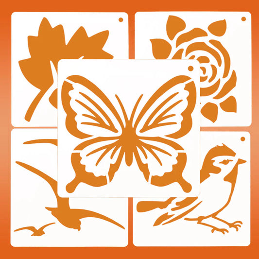 Plantillas de naturaleza (5 uds.)